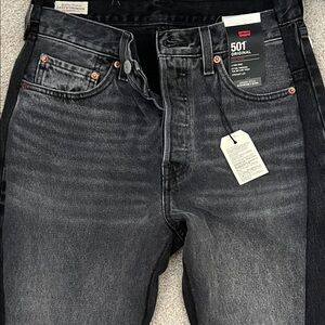 Levi's women’s 501 Two-Tone Skinny Jeans